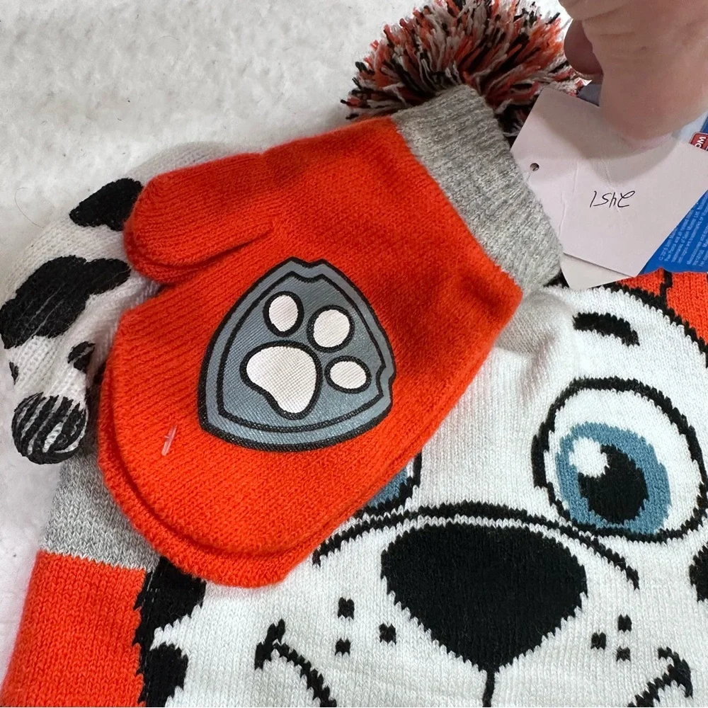 Toddler Paw Patrol Hat and Mitten Set